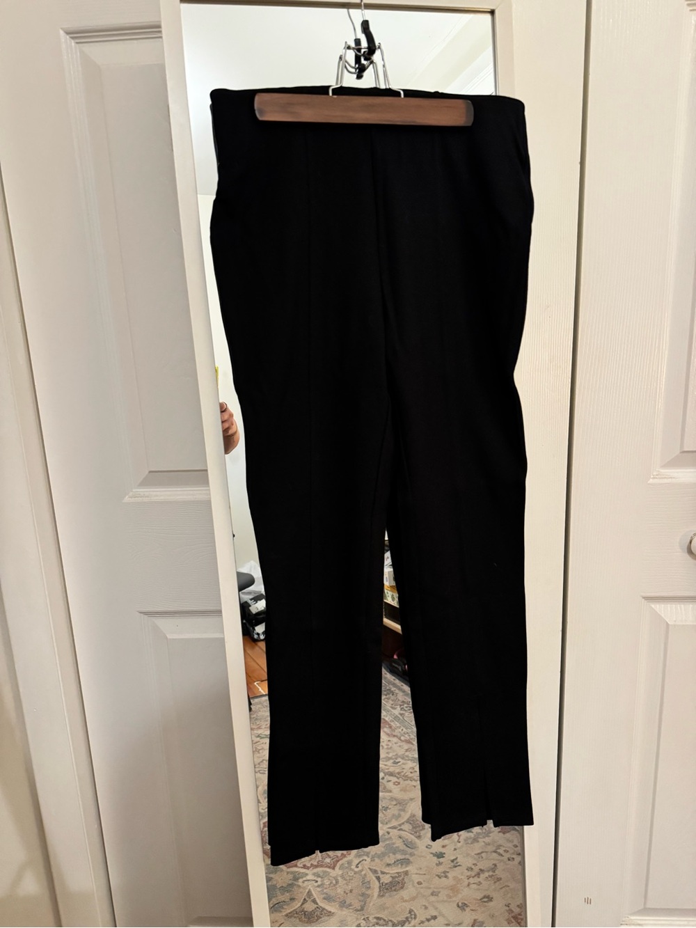 Old Navy Black Straight-Leg Women's Trousers